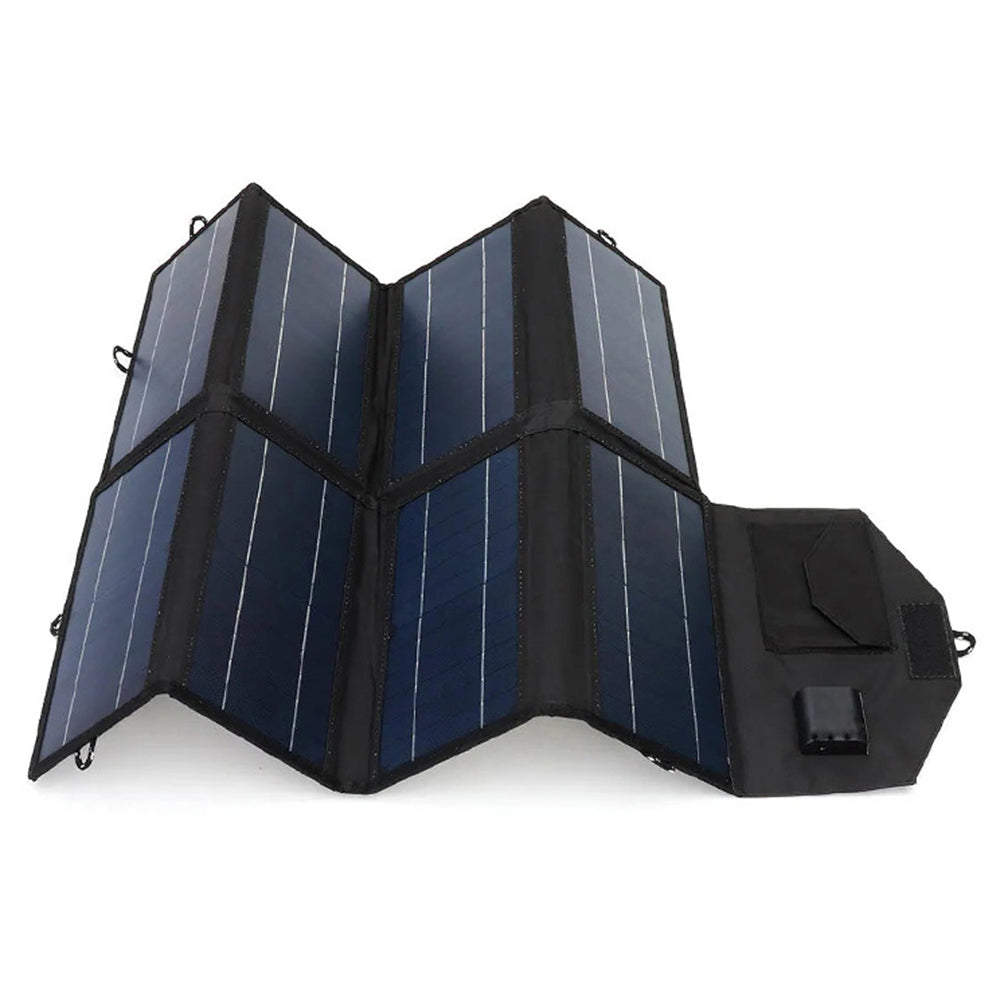50W Monocrystalline Solar Panel Portable Foldable Solar Charger Mobile Phone Power Bank for Camping Hiking 50W Monocrystalline Solar Panel Portable Foldable Solar Charger Mobile Phone Power Bank for Camping Hiking